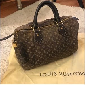 Authentic Monogram Mini Lin Vintage Speedy 30
